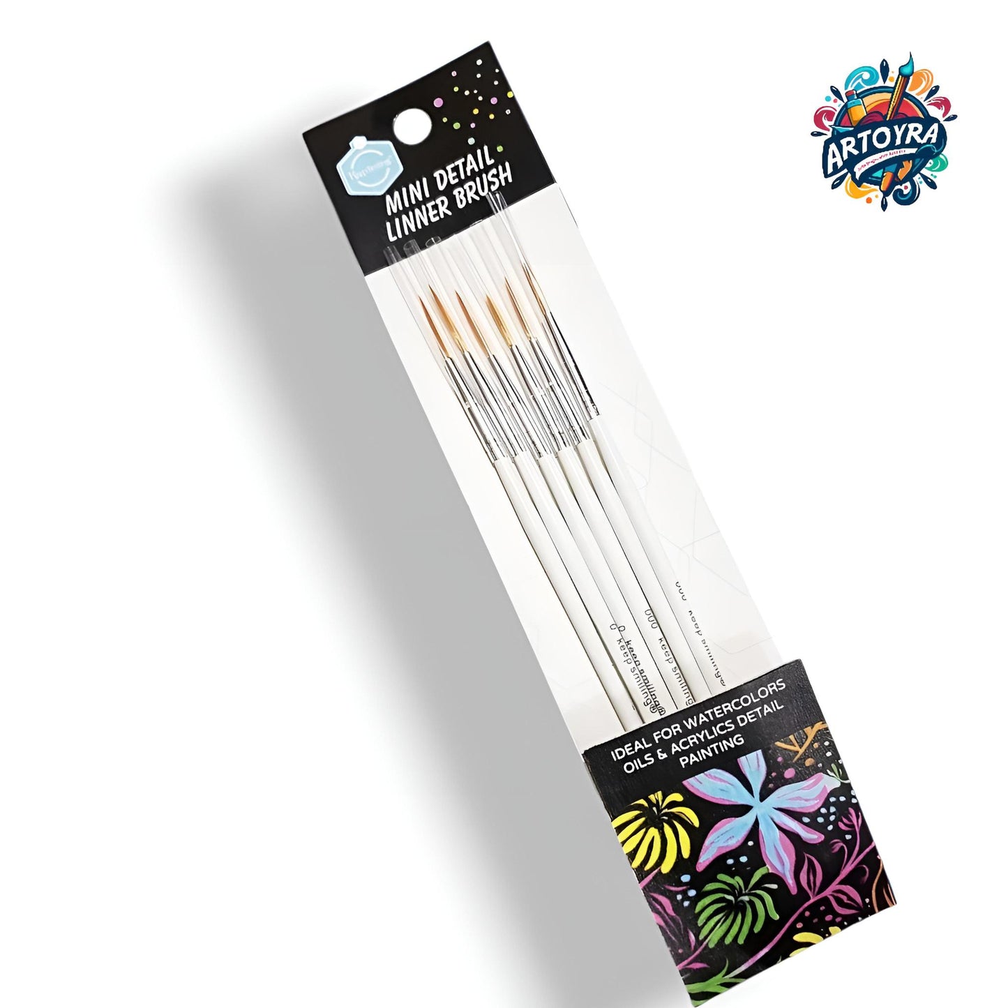 🖌️ Mini Detail Liner Brush Set – Perfect for Precision! 🎨