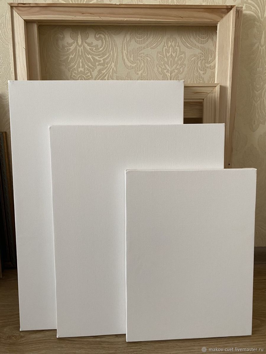 Pack of 3 Stretched Canvases – Ideal for Artists & Hobbyists! 🖌️