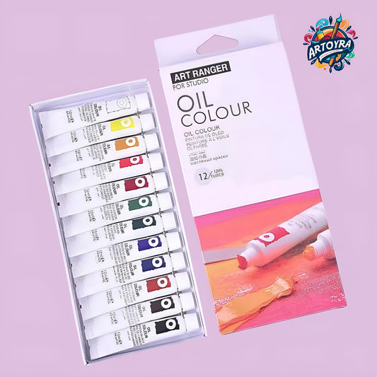 pack of 12 oil paint art rangers for painting high quality