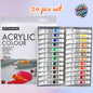 Pack of 24 tube art rangers acyllic paint for painting